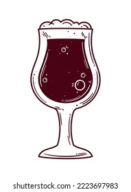 fresh wine cup drink icon