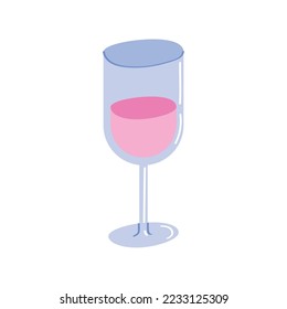 fresh wine cup drink icon