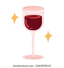 fresh wine cup drink icon