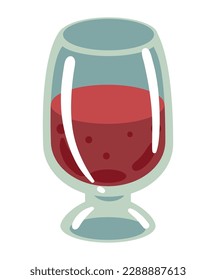 fresh wine cup drink icon