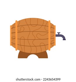 fresh wine drink barrel icon