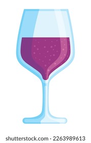 fresh wine drink cup icon