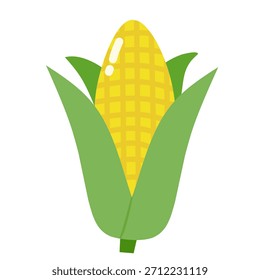 Fresh Yellow Corn Vegetable illustration