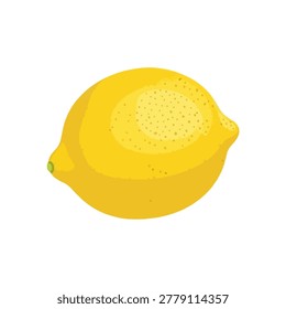 Fresh yellow lemon fruit isolated healthy vector set