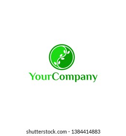 Fresh yin & yang logo design