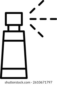 Freshener Vector Line Icon Design