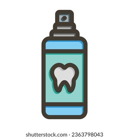Freshener Vector Thick Line Filled Colors Icon For Personal And Commercial Use.
