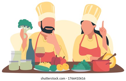 Freshest possible ingredients. Chef use fresh organic vegetables for dish. Vegetarian meal. Organic food. Fresh ingredients only. Culinary recipe concept. Man bearded hipster cooking fresh vegetables
