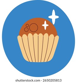 Freshly Baked Coffee Muffin Ready to Delight Your Taste Buds