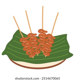 Freshly cooked Filipino food called Isaw