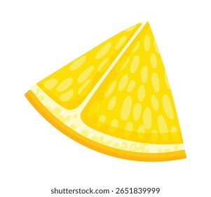 Freshly cut orange slice displaying its vibrant color, juicy texture, and overall appeal, perfect for representing health, vitamin C, or citrus fruit