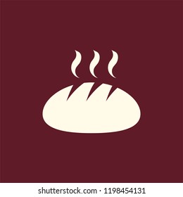 Freshly made bread icon vector