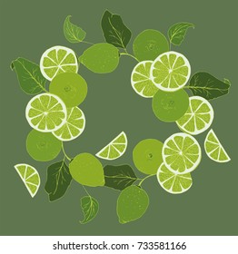 
Freshness and beauty of the lines in citrus