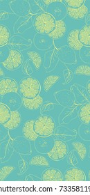 
Freshness and beauty of the lines in citrus