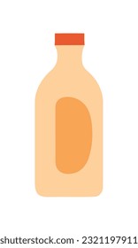 Frescura en una botella un icono de ilustración vectorial aislado