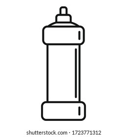 Icono del limpiador de frescas. Icono de vector del filtro de frescura de contorno para diseño web aislado en fondo blanco
