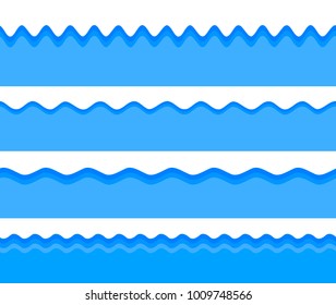 Freshness natural theme, a Fresh Water background of blue. Elements design seamless wave. Abstract wavy Vector illustration eps10