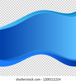 Freshness natural theme, a Fresh Water background of blue. Elements design. Abstract wavy for overlaying background of page under meshedge of title front label spa products. Vector illustration eps 10