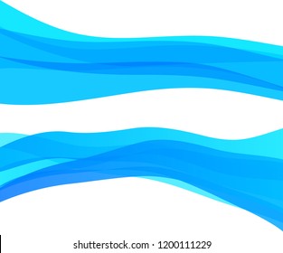 Freshness natural theme, a Fresh Water background of blue. Elements design. Abstract wavy for overlaying background of page under meshedge of title front label spa products. Vector illustration eps 10