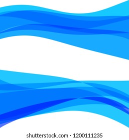 Freshness natural theme, a Fresh Water background of blue. Elements design. Abstract wavy for overlaying background of page under meshedge of title front label spa products. Vector illustration eps 10