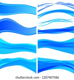 Freshness natural theme, a Fresh Water background of blue. Elements design. Abstract wavy for overlaying background of page under meshedge of title front label spa products. Vector illustration eps 10