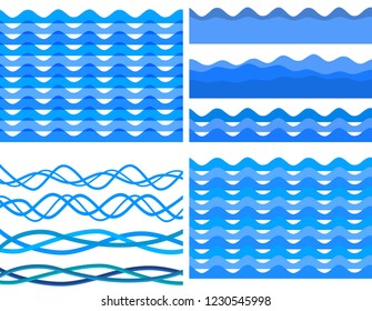 Modern Blue White Geometric Pattern Stock Vector (Royalty Free ...