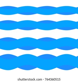 Freshness natural theme, a Fresh Water background of blue. Elements design seamless wave. Abstract wavy for overlaying background of page under meshedge of title front label. Vector illustration eps10