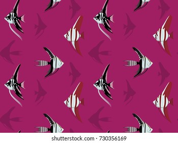 Freshwater Angelfish Set Wallpaper