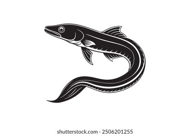 Freshwater Eel. A long fish like a snake