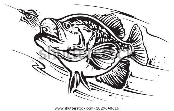 Download Freshwater Fishing Scene Stock Vector (Royalty Free ...