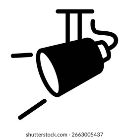 fresnel light solid icon vector design good for web or mobile app