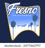 Fresno California with beautiful views