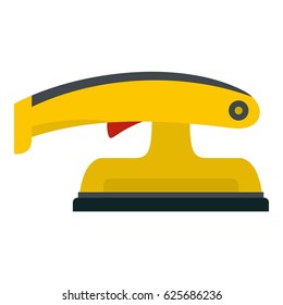 Fret saw icon flat isolated on white background vector illustration