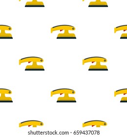 Fret saw pattern seamless flat style for web vector illustration