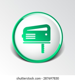 The fretsaw icon Fretsaw symbol Flat Vector illustration.