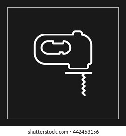 fretsaw line icon