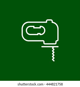 fretsaw line icon