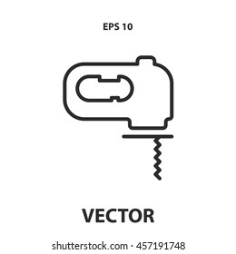 fretsaw line icon