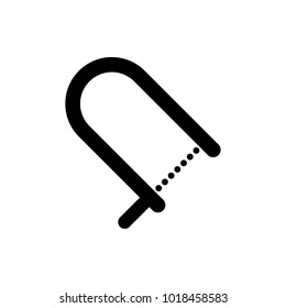 fretsaw vector icon