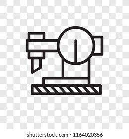 Fretsaw vector icon isolated on transparent background, Fretsaw logo concept