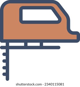 fretsaw Vector illustration on a transparent background.Premium quality symmbols.Stroke vector icon for concept and graphic design. 
