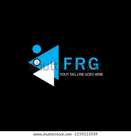 FRG letter logo creative design with vector graphic
