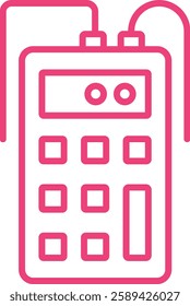 Friability Tester vector icon. Can be used for printing, mobile and web applications.