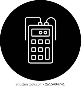 Friability Tester vector icon. Can be used for printing, mobile and web applications.