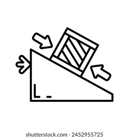 Friction  icon in vector. Logotype
