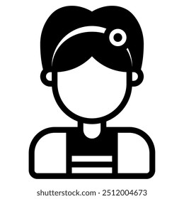 Frida Kahlo icon for web, app, infographic, etc