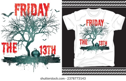 Freitag das 13. T-Shirt 
Design 