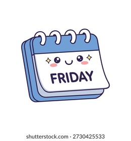 Icono del calendario del viernes para la planificación de citas y tareas