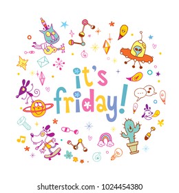 it's Friday - celebration card