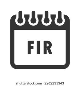 Friday holiday icon, Vector Graphics